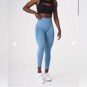 NVGTN Contour Seamless Leggings Sky Blue